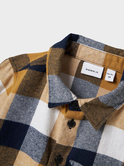 Name it Boys Cotton Check Shirt