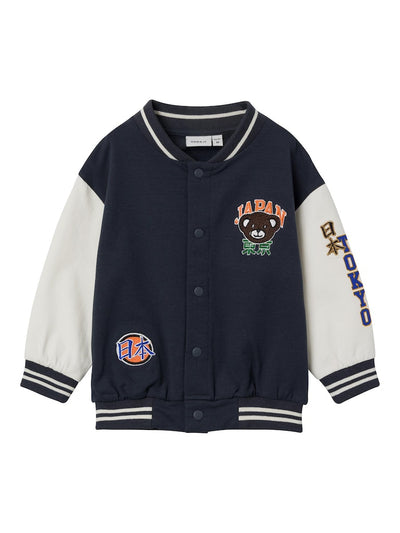 Name it Toddler Boy Baseball Cardigan / Jacket