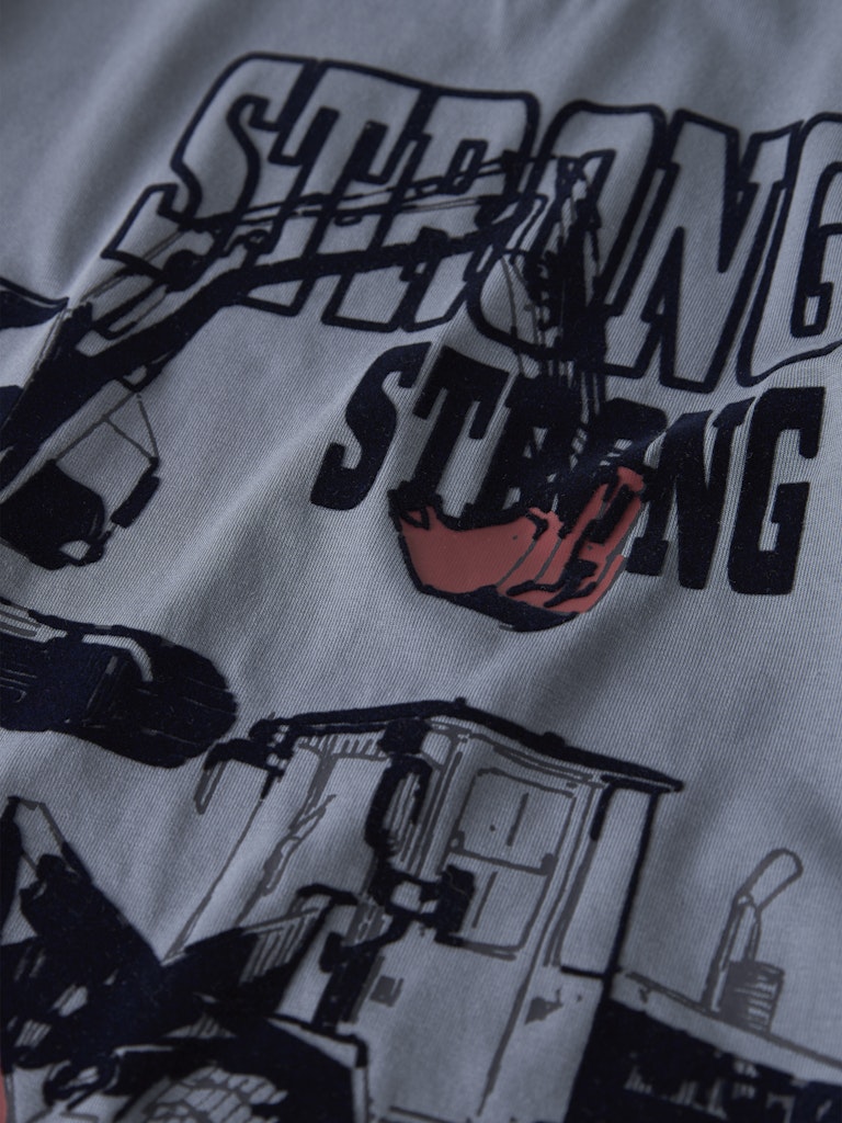 Name it Boys Digger Themed  2-Piece Set - Blue