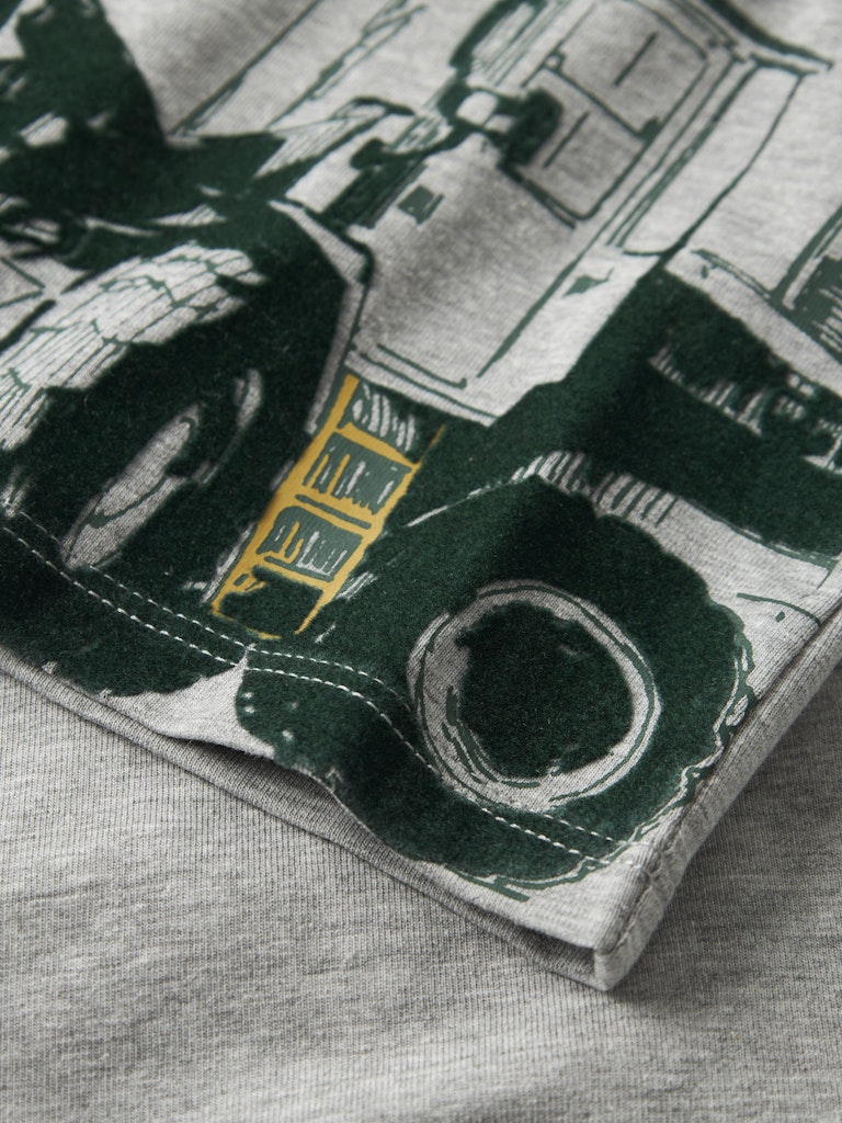 Name it Boys Digger Themed  2-Piece Set - Grey