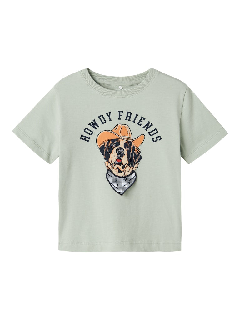 Name it Mini Boys 3D Cowboy Print T-Shirt