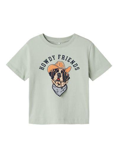 Name it Mini Boys 3D Cowboy Print T-Shirt