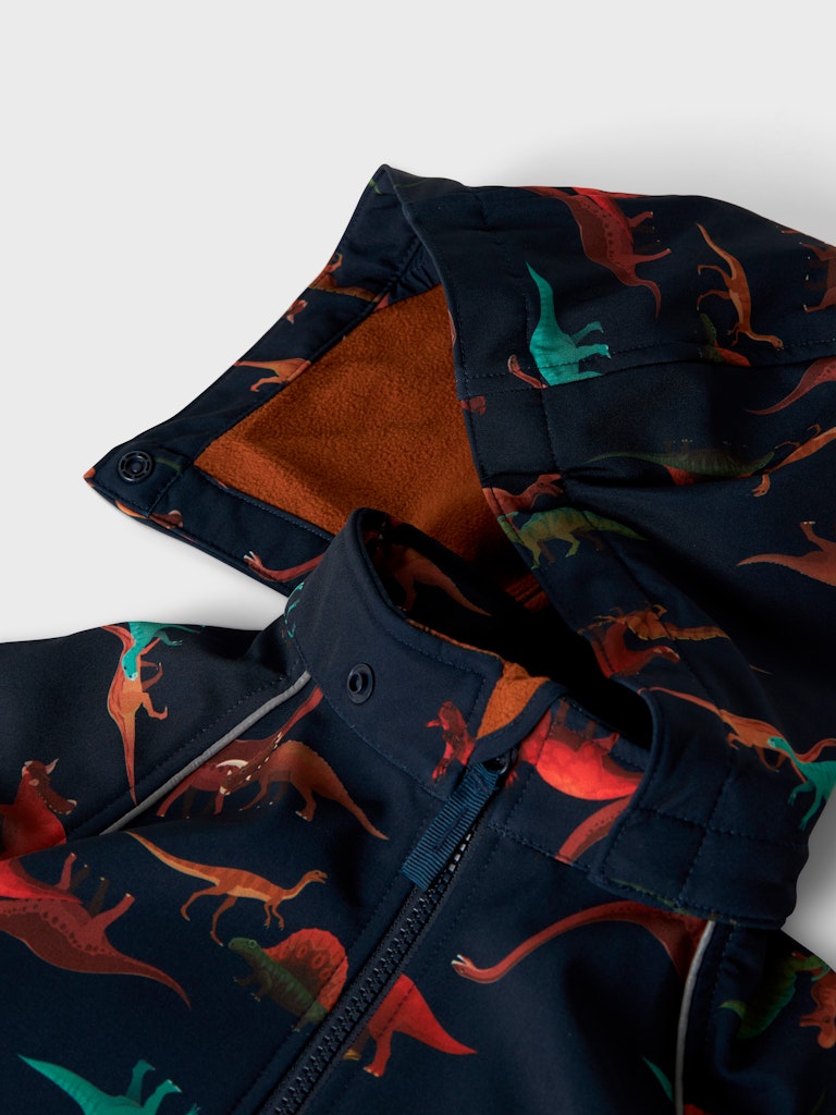 Name it Boys ALL-IN-ONE Outdoor Winter Rain Suit - Navy Dinosaur