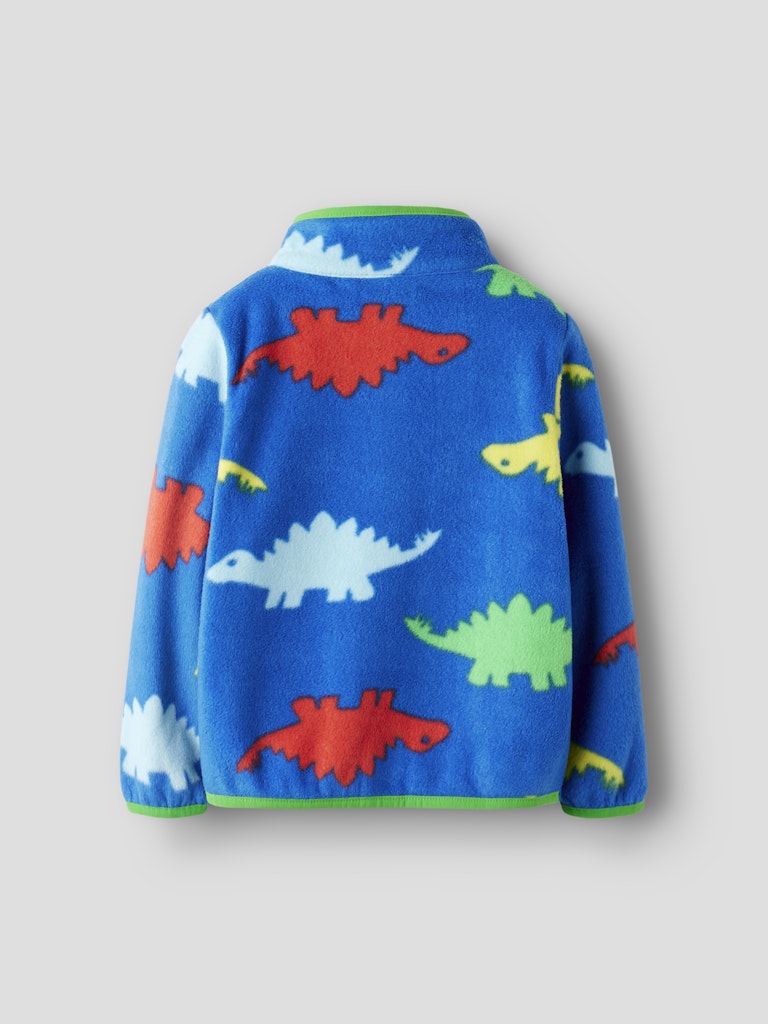 Name it Toddler Boy Dinosaur Fleece Zip-Up Cardigan