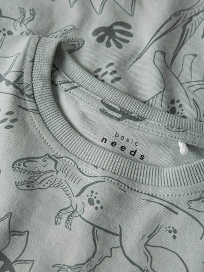 Name it Mini Boys Graphic Print T-Shirt - DInosaur