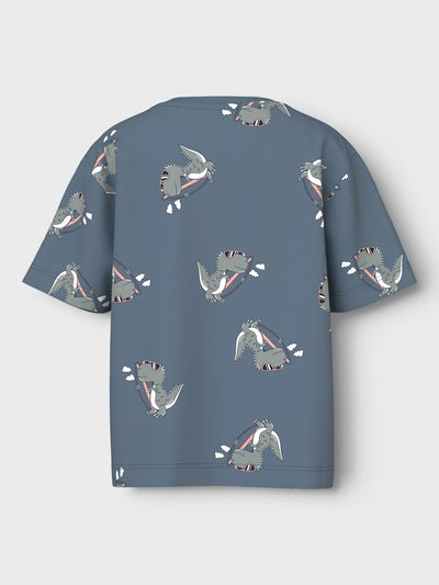 Name it Mini Boys Graphic Print T-Shirt - DInosaur