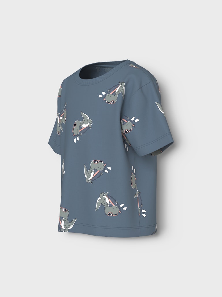 Name it Mini Boys Graphic Print T-Shirt - DInosaur