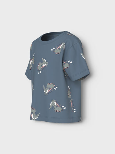Name it Mini Boys Graphic Print T-Shirt - DInosaur