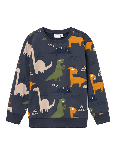 Name it Boys Colourful  Dinosaur Sweatshirt