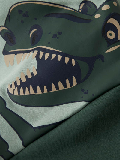 Name it Boys Dinosaur Sweatshirt - Green