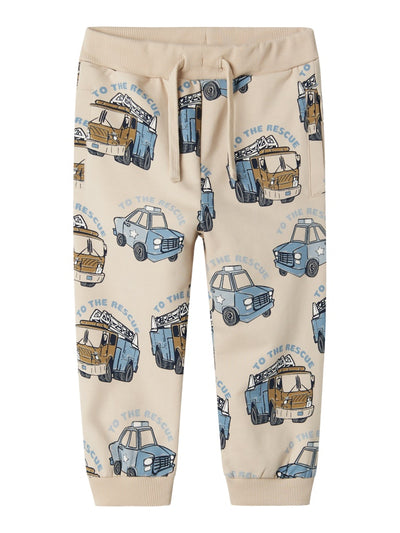 Name it Mini Boys Fire Truck Print Sweatpants