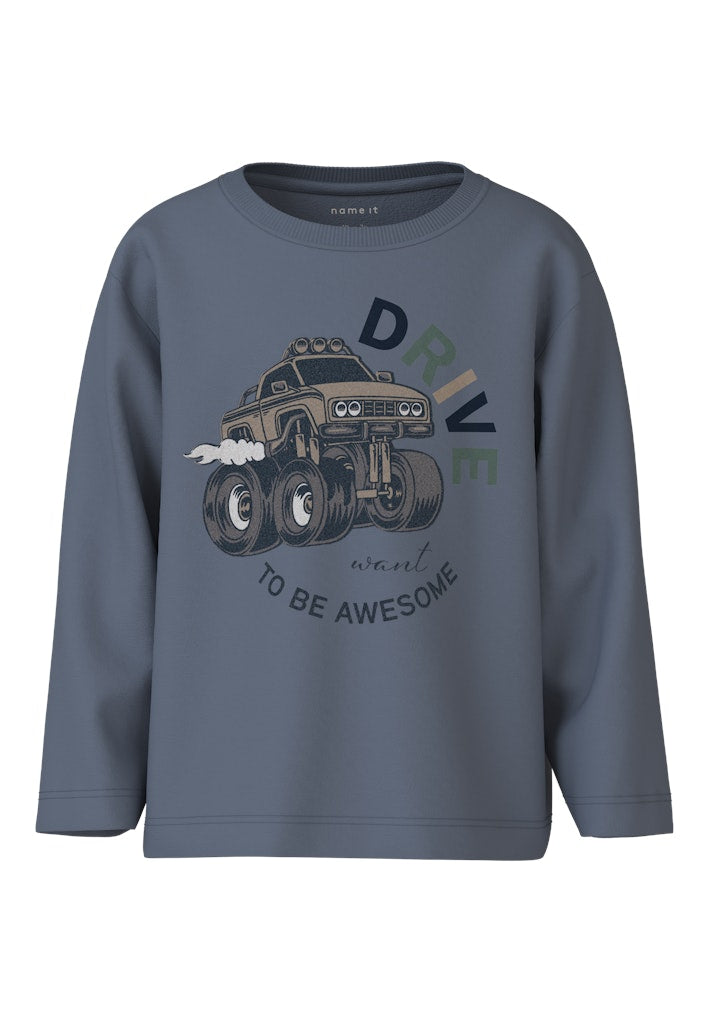 Name it Mini Boys Graphic Print Top - Trucks