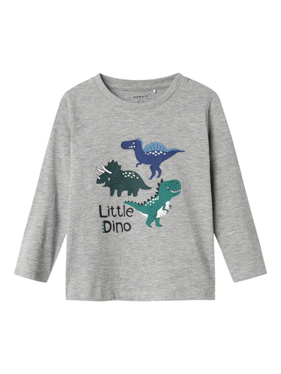 Name it Mini Boys Dinosaur Print Long Sleeved Top
