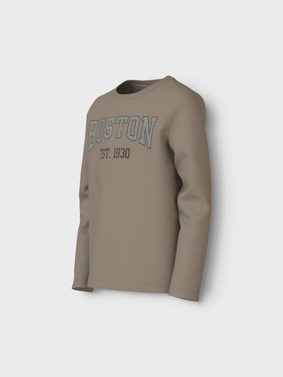 Name it Boys Long Sleeved Graphic Print Top