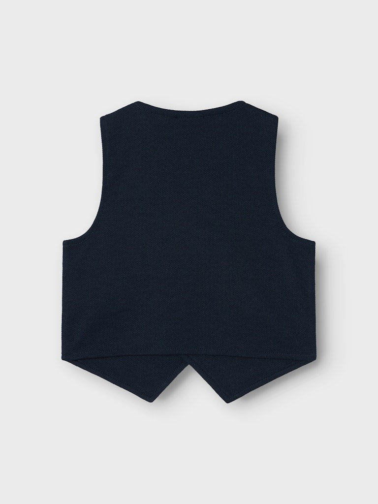 Name It Boys Soft Navy Waistcoat