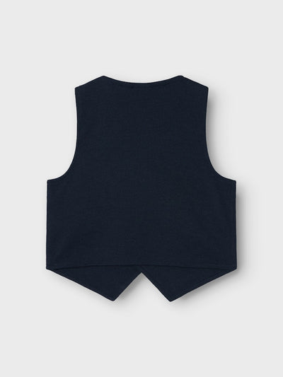 Name It Boys Soft Navy Waistcoat