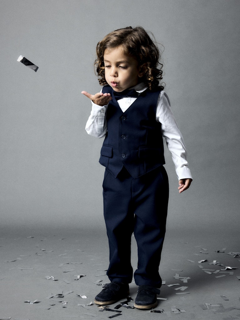 Name It Boys Soft Navy Waistcoat