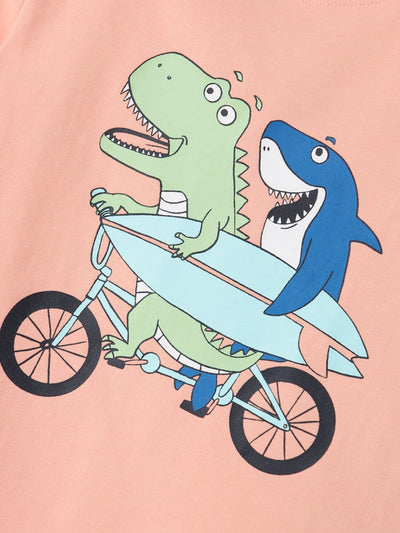 Name it Mini Boys Graphic Print T-Shirt - Sharks