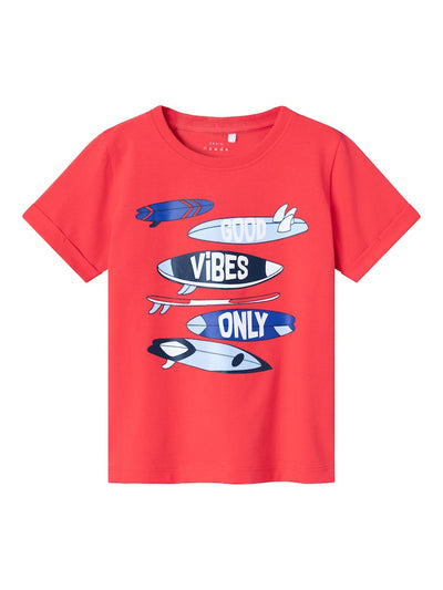 Name it Mini Boys Short Sleeved Printed T-Shirt