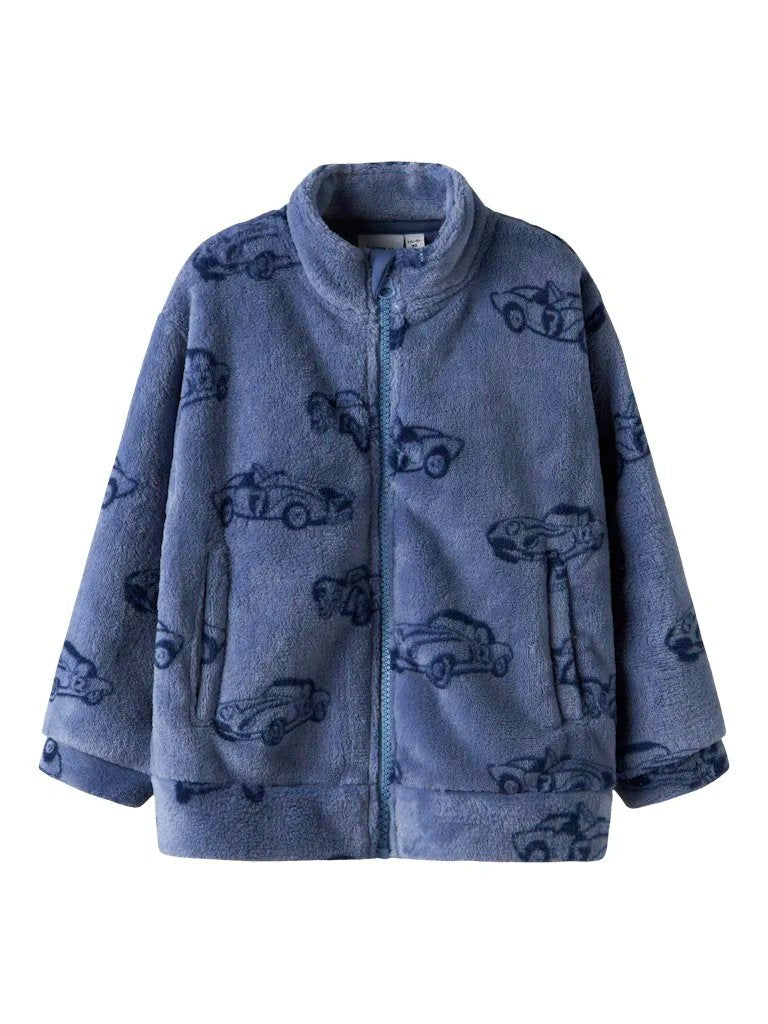 Name it Mini Boy Classic Cars Zip-Up Fleece Cardigan