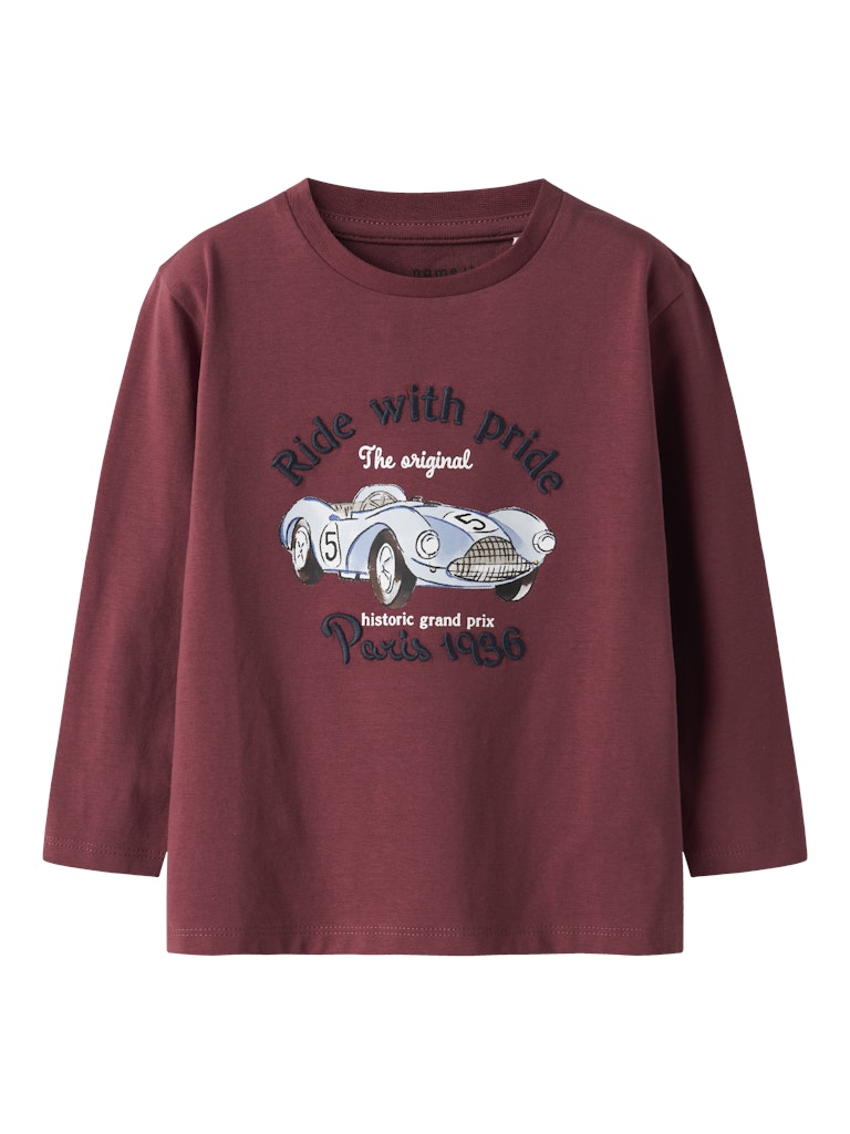 Name It Boys Race Car Print Long Sleeved Top