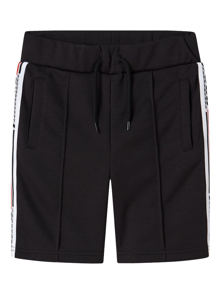 Name It Boys Black Sporty Shorts