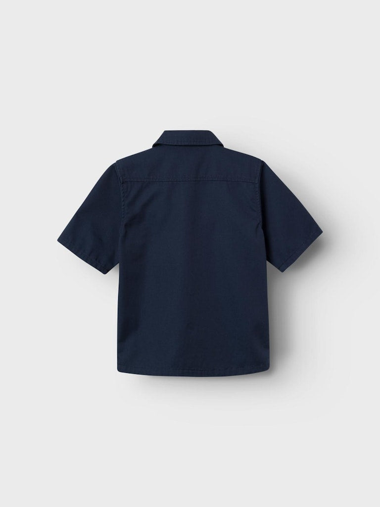 Name It Boys Short Sleeved Navy Shirt