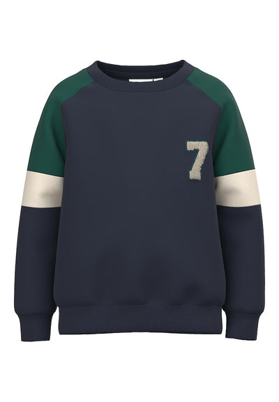 Name it Boys Round Neck Sporty Sweatshirt