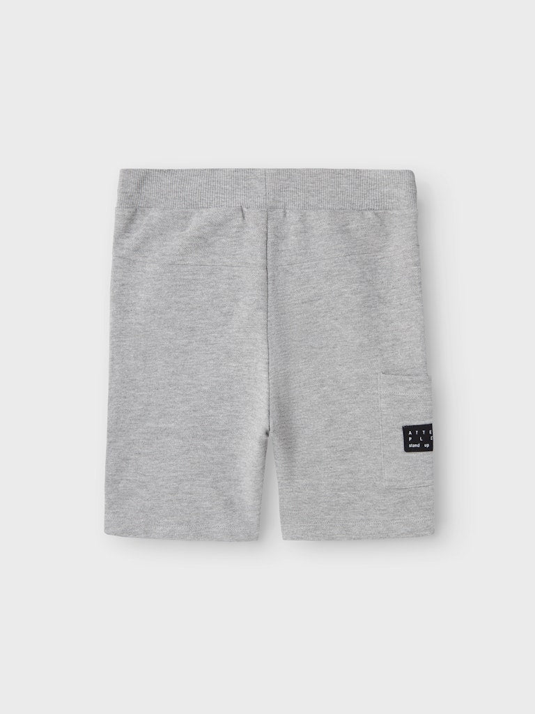 Name It Boys Long Sweat Shorts - Blue & Grey