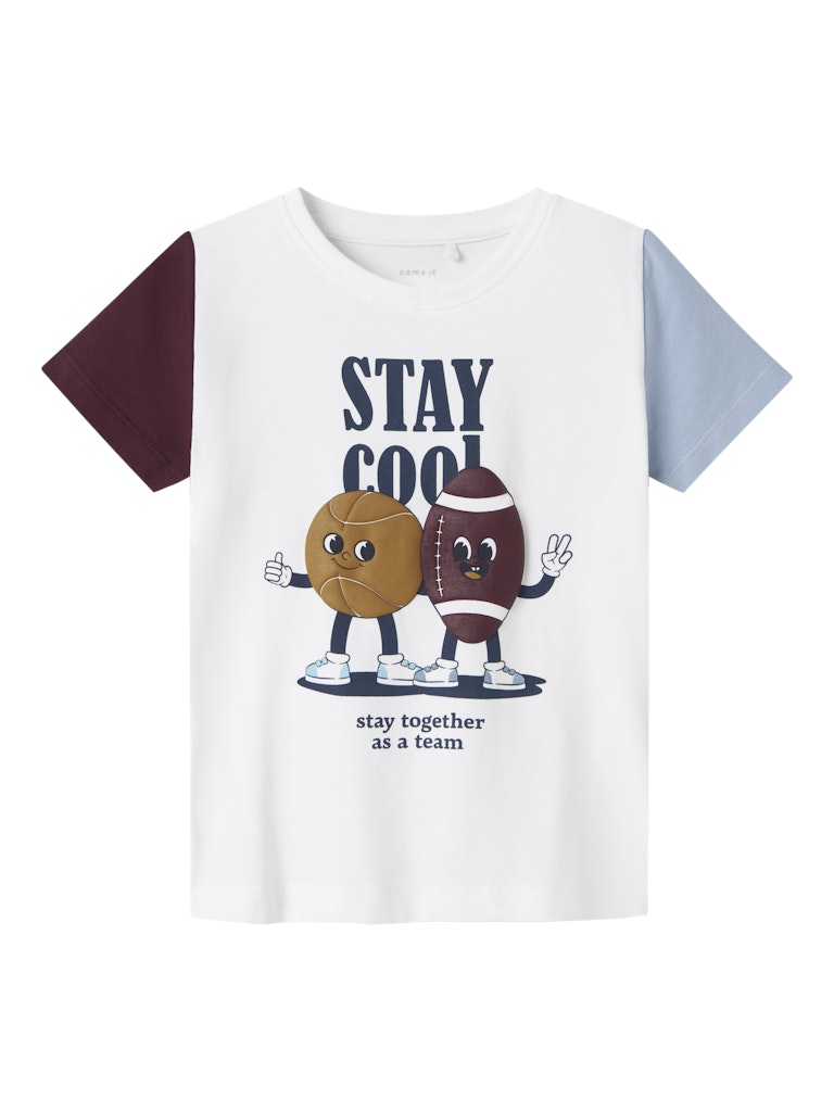 Name it Mini Boys 3D Sports Motif T-shirt
