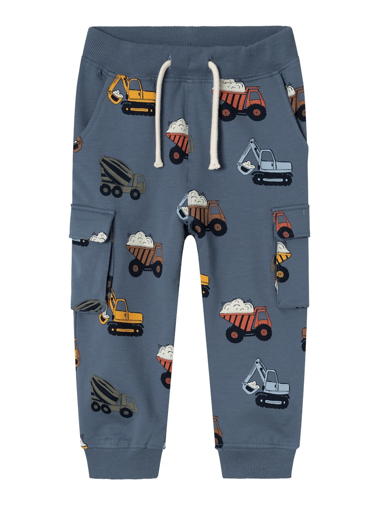 Name it Mini Boys Cargo Sweatpants - Tractor