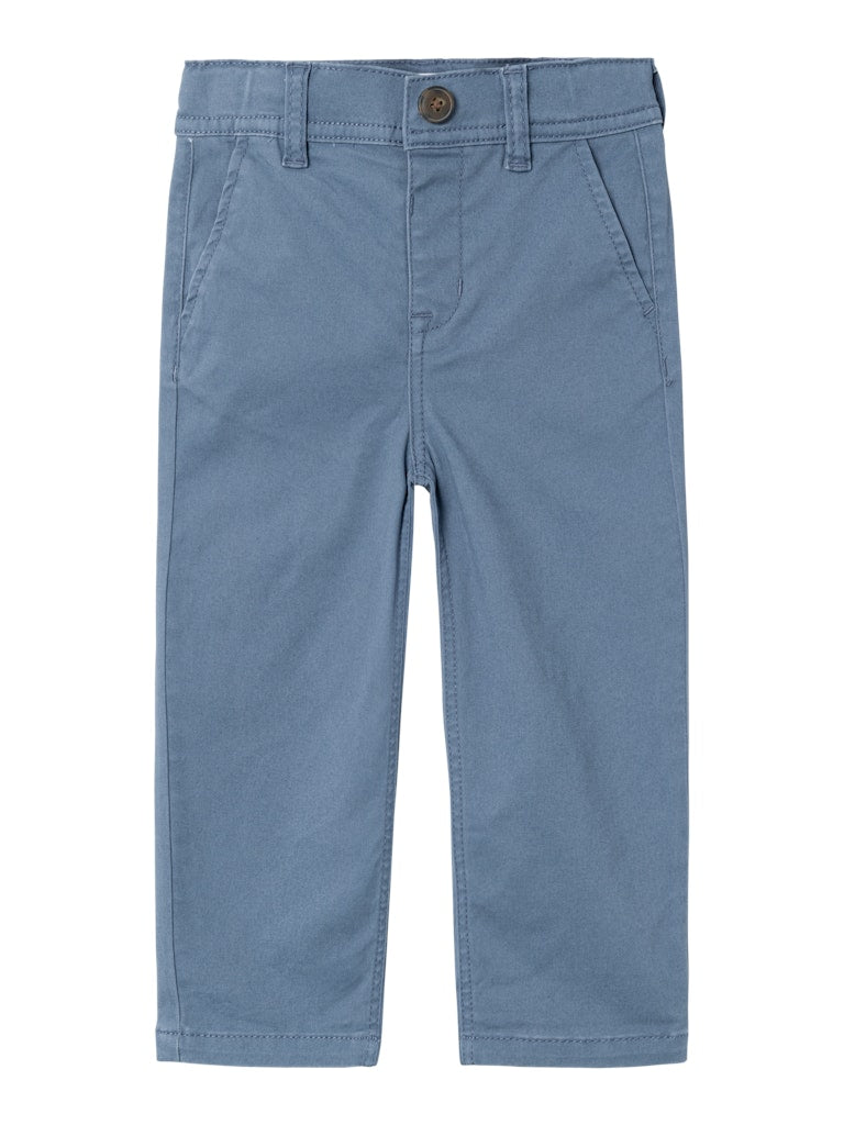 Name it Mini Boys Cotton Twill Pants - Blue