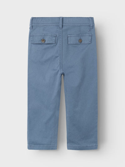 Name it Mini Boys Cotton Twill Pants - Blue