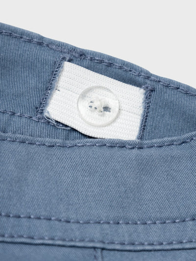 Name it Mini Boys Cotton Twill Pants - Blue