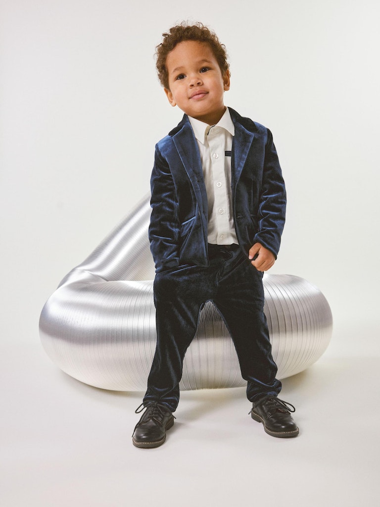 Name it Mini Boy Navy Velvet Blazer