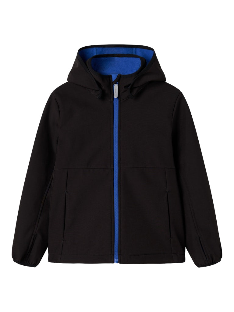Name it Boys Black Soft Shell Waterproof Jacket