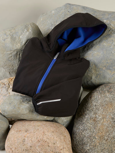 Name it Boys Black Soft Shell Waterproof Jacket
