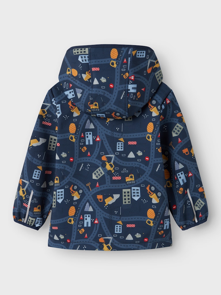 Name it Boys Winter Waterproof Jacket - Construction Trucks