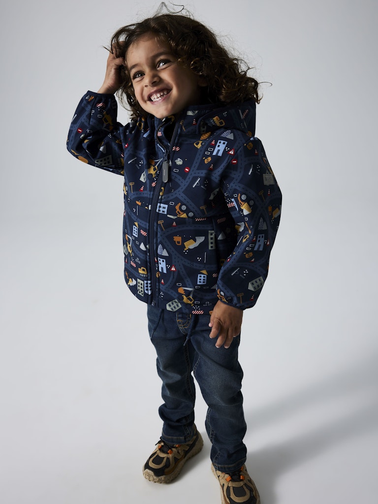 Name it Boys Winter Waterproof Jacket - Construction Trucks
