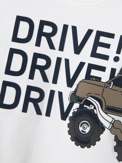 Name it Mini Boys Graphic Print Top - Trucks