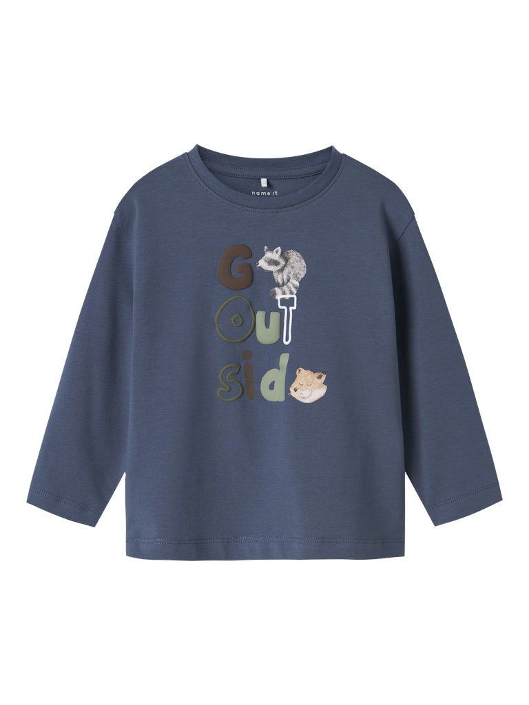 Name it Boys Long Sleeved Animal Print Top
