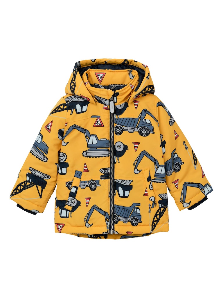 Name it Mini Boy Padded Winter Jacket Tractor Print