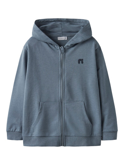 Name It Boys' Logo Zip-Up Hoodie