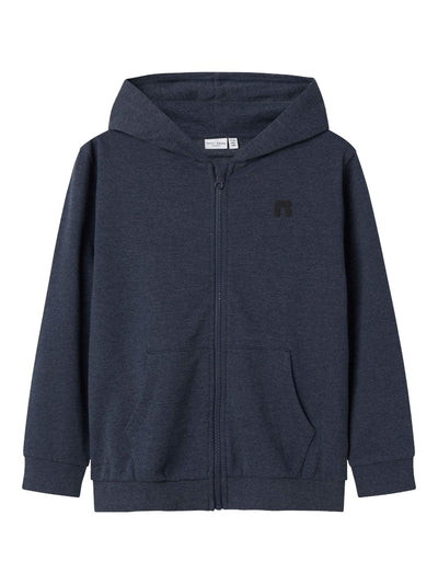 Name It Boys' Logo Zip-Up Hoodie