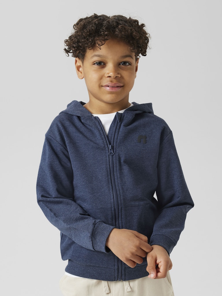 Name It Boys' Logo Zip-Up Hoodie
