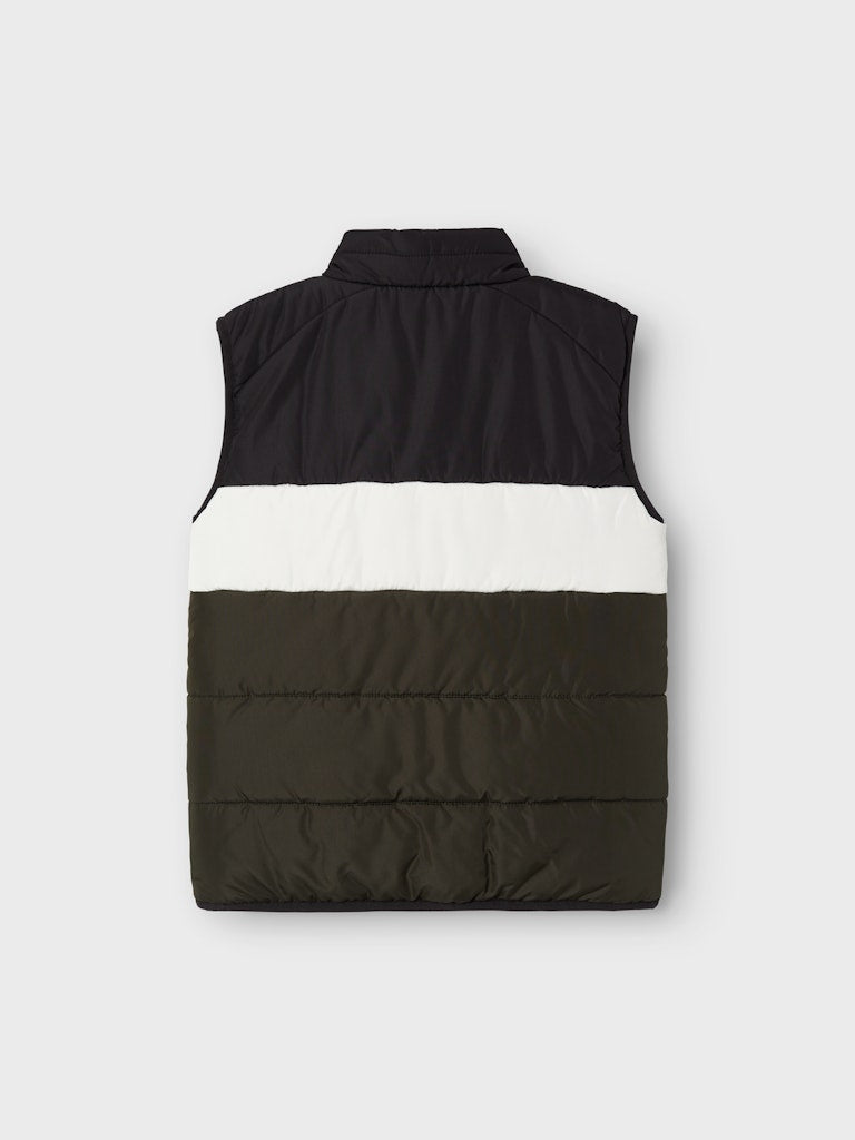 Name it Boys Colour Block Padded Gilet