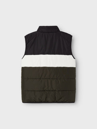 Name it Boys Colour Block Padded Gilet