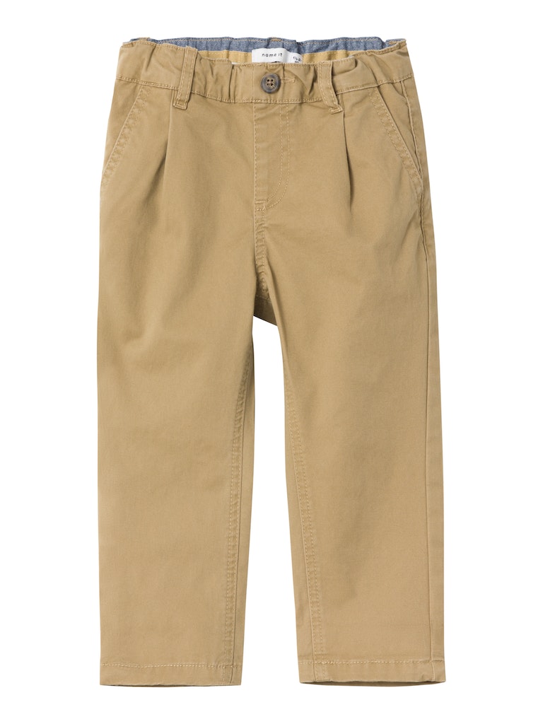 Name it Boys Cotton Twill Jogger Chino Pants Beige – Hopscotch