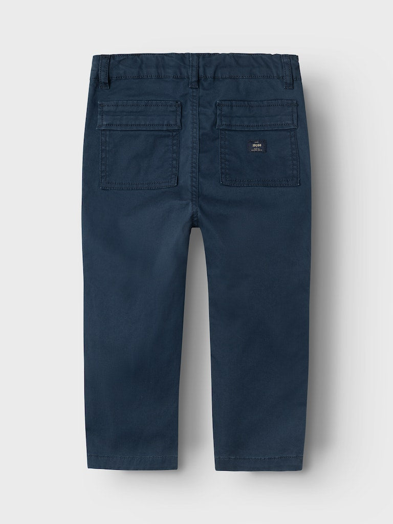 Name it Boys Cotton Twill Jogger Chino Pants - Navy