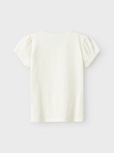 Name It Mini Girl Butterfly Cotton T-Shirt - "Naver Stop Flying"